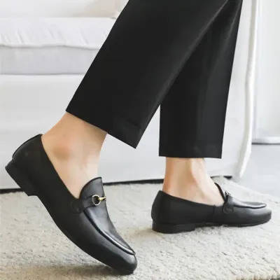 NEW KOREAN VERSION CASUAL LOAFERS BLACK